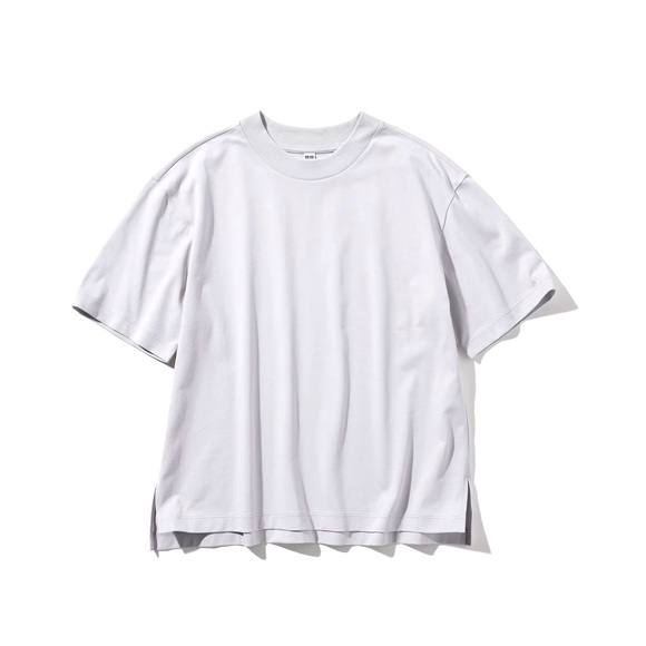 Uniqlo Airism White Cotton T-shirt - Picture 1 of 3